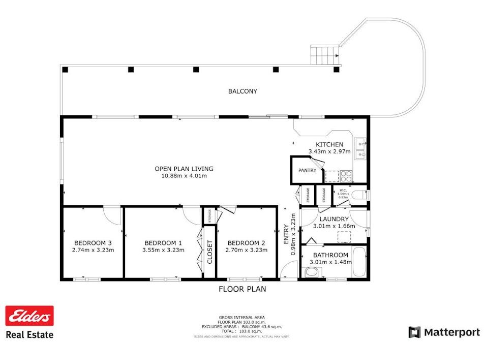 177 Wandoo Circle, Toodyay, WA, 6566 - Floorplan 1