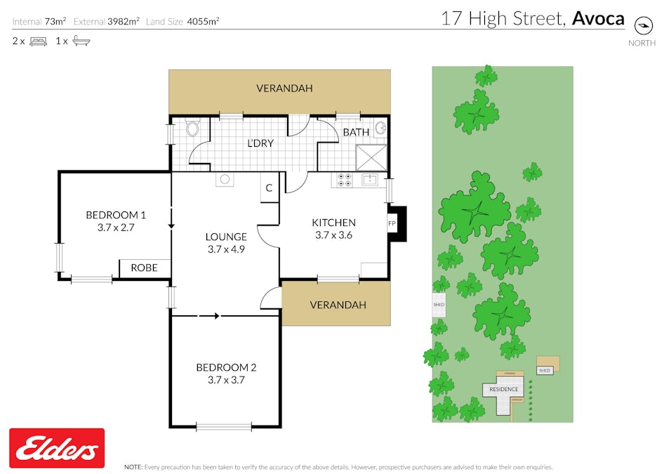 17 High Street, Avoca, VIC, 3467 - Floorplan 1