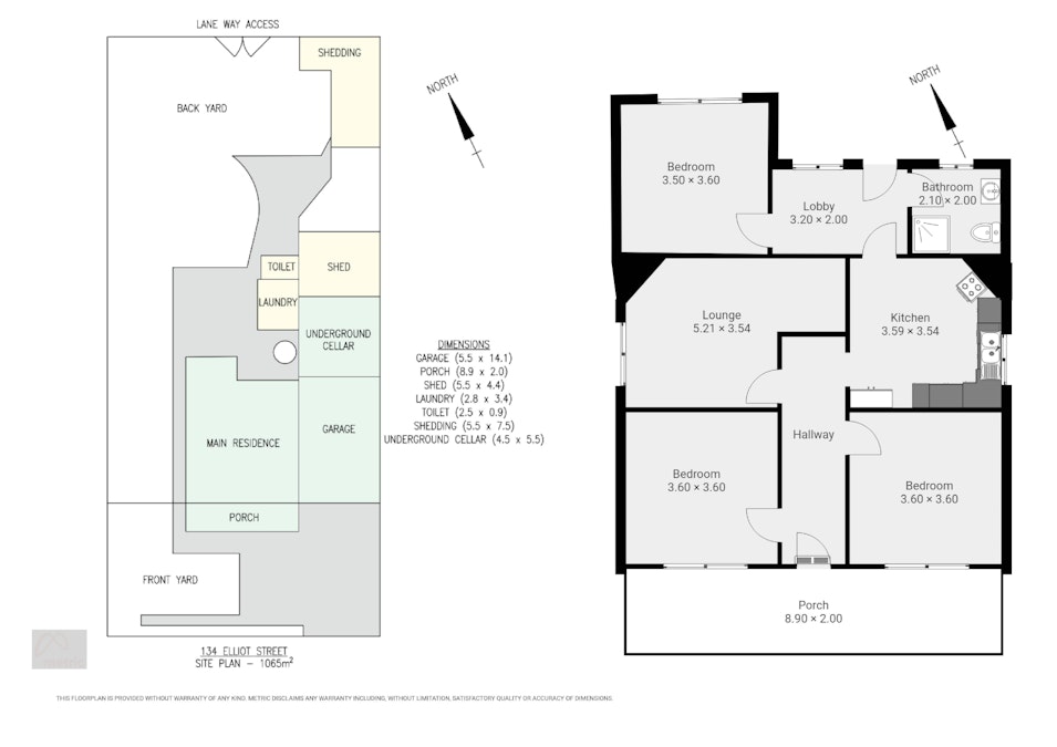 134 Elliott Street, Whyalla Playford, SA, 5600 - Floorplan 1