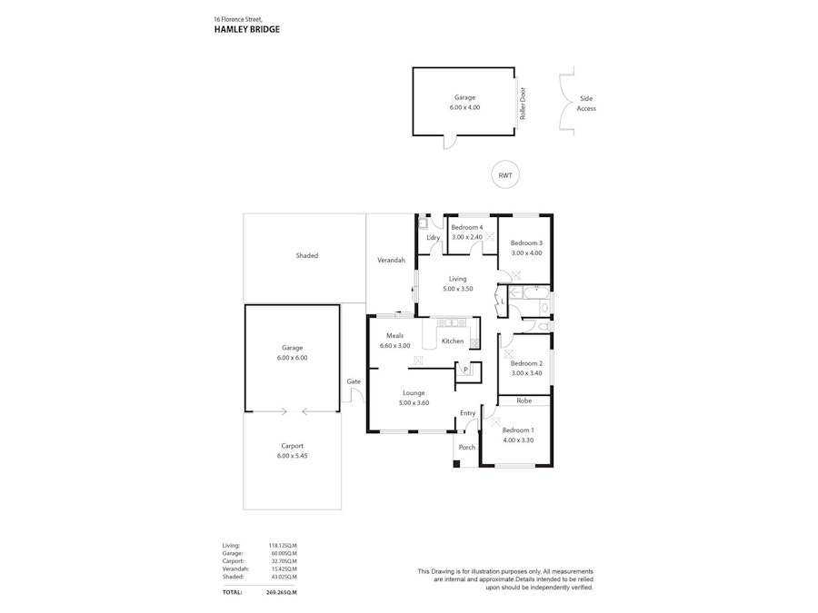 16 Florence Street, Hamley Bridge, SA, 5401 - Floorplan 1