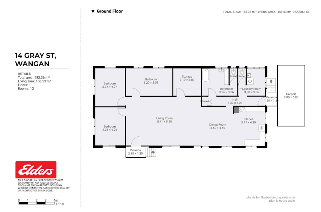 14 Gray Street, Wangan, QLD, 4871 - Floorplan 1