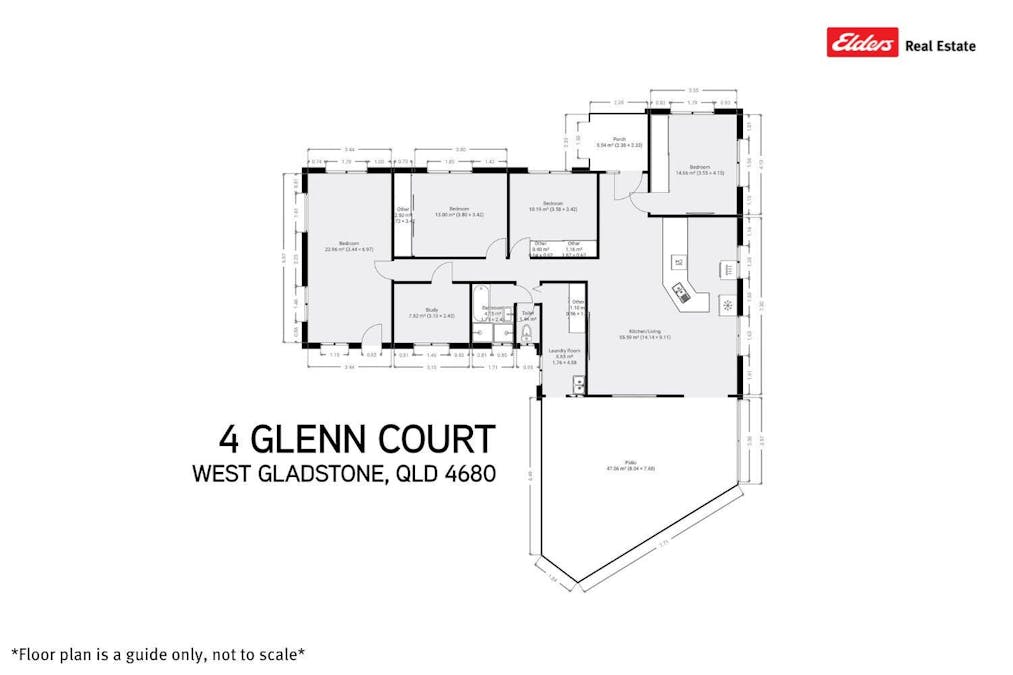 4 Glenn Court, West Gladstone, QLD, 4680 - Floorplan 1