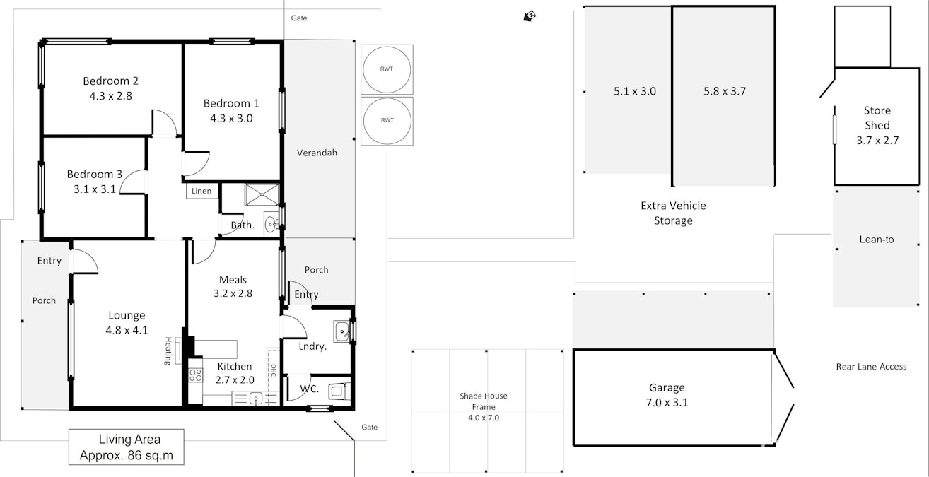 39 Railway Terrace, Renmark, SA, 5341 - Floorplan 1