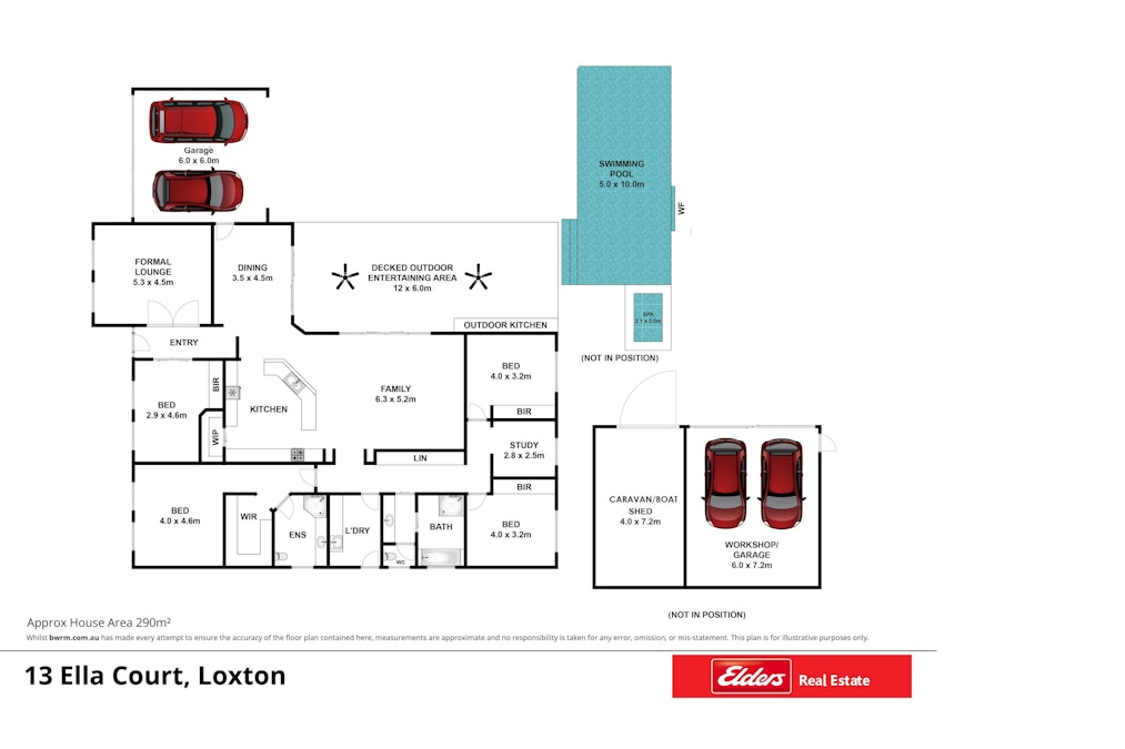 13 Ella Court, Loxton, SA, 5333 - Floorplan 1