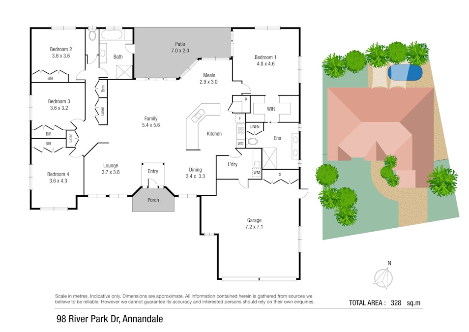 98  River Park Drive, Annandale, QLD, 4814 - Floorplan 1