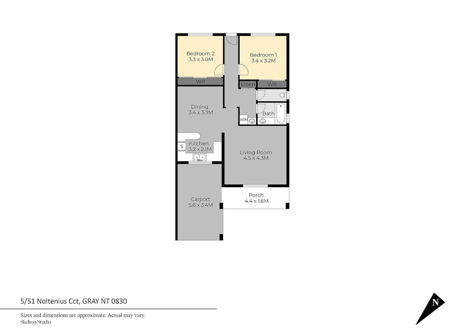 5/51 Noltenius Circuit, Gray, NT, 0830 - Floorplan 1