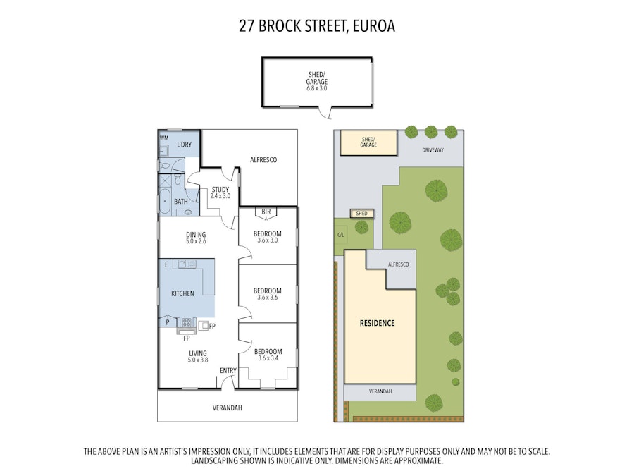 27  Brock Street, Euroa, VIC, 3666 - Floorplan 1