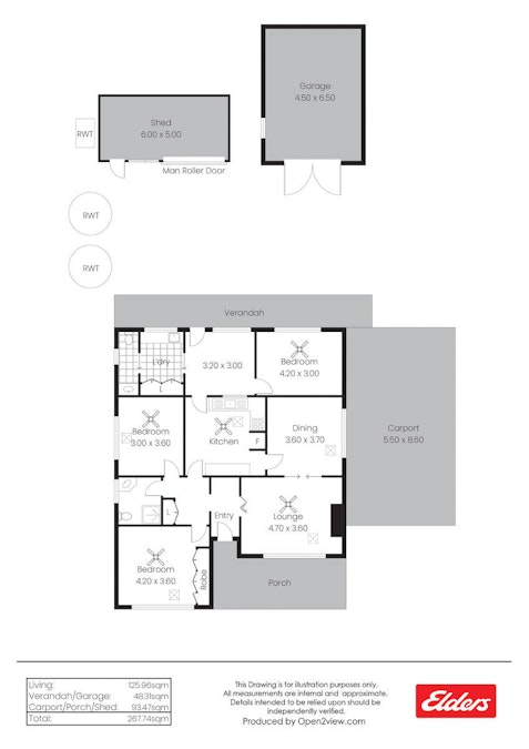 5 Werocata Road, Balaklava, SA, 5461 - Floorplan 1