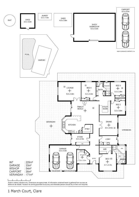 1 March Court, Clare, SA, 5453 - Floorplan 1