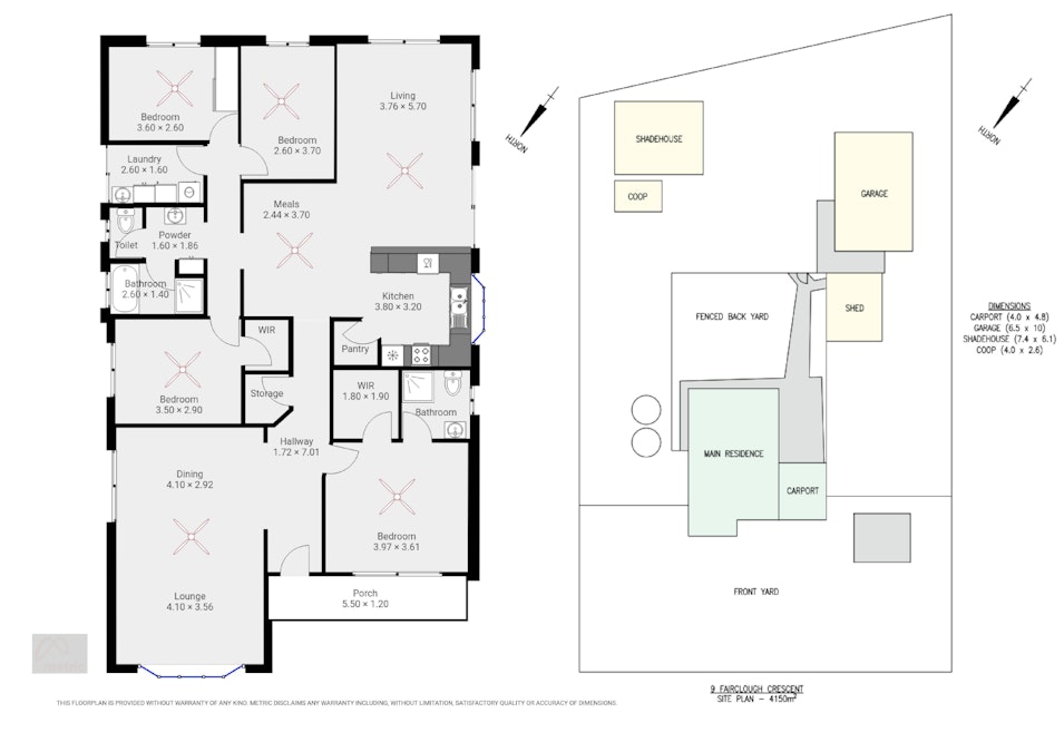 9 Fairclough Crescent, Whyalla Jenkins, SA, 5609 - Floorplan 1