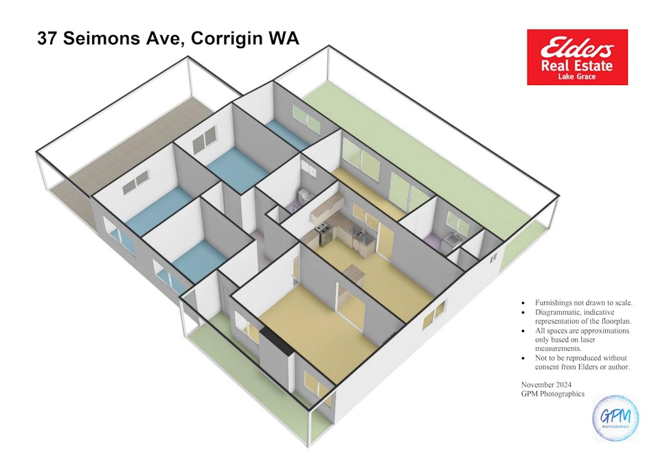 37 Seimons Avenue, Corrigin, WA, 6375 - Floorplan 2