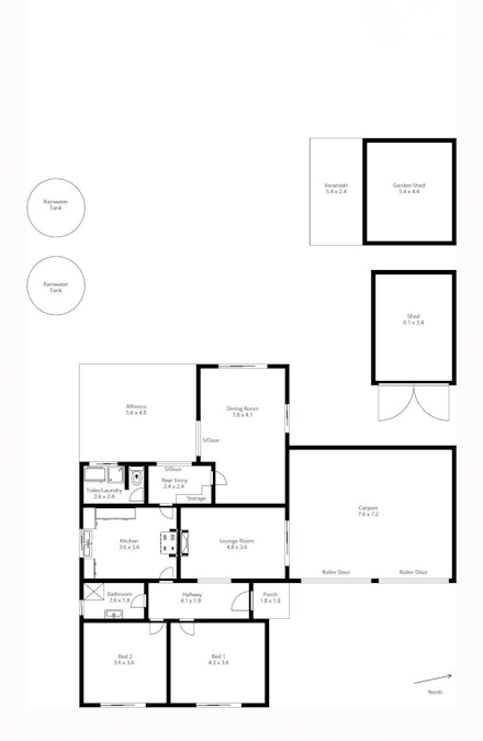 58 Matilda Street, Port Lincoln, SA, 5606 - Floorplan 1