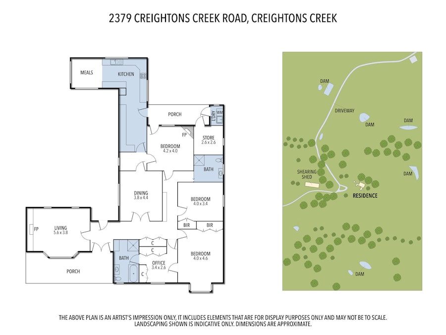 2379 Creightons Creek Road, Creightons Creek, VIC, 3666 - Floorplan 1