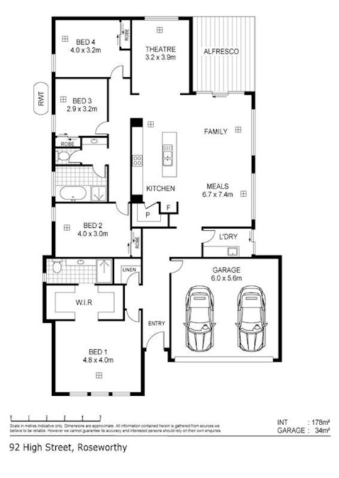 92 High Street, Roseworthy, SA, 5371 - Floorplan 1