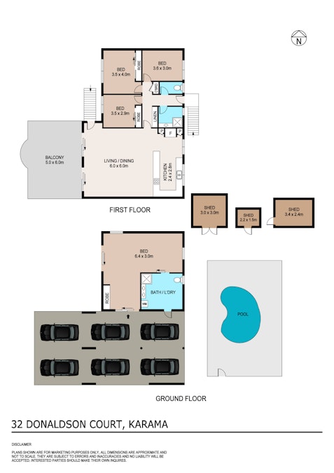 32 Donaldson Court, Karama, NT, 0812 - Floorplan 1