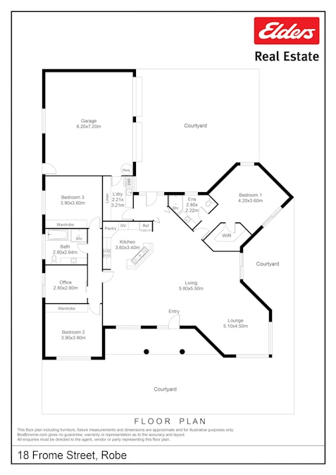 18 Frome Street, Robe, SA, 5276 - Floorplan 1