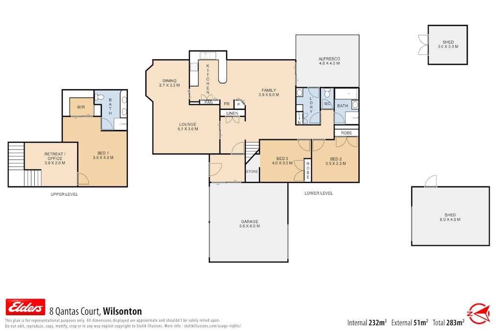 8 Qantas Court, Wilsonton, QLD, 4350 - Floorplan 1