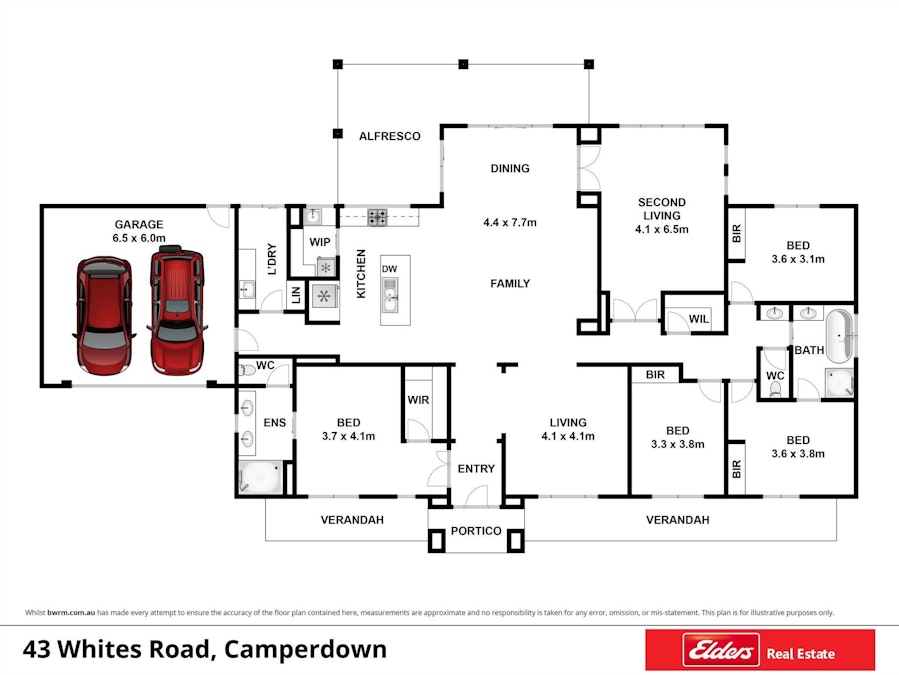 43 Whites Road, Camperdown, VIC, 3260 - Floorplan 1