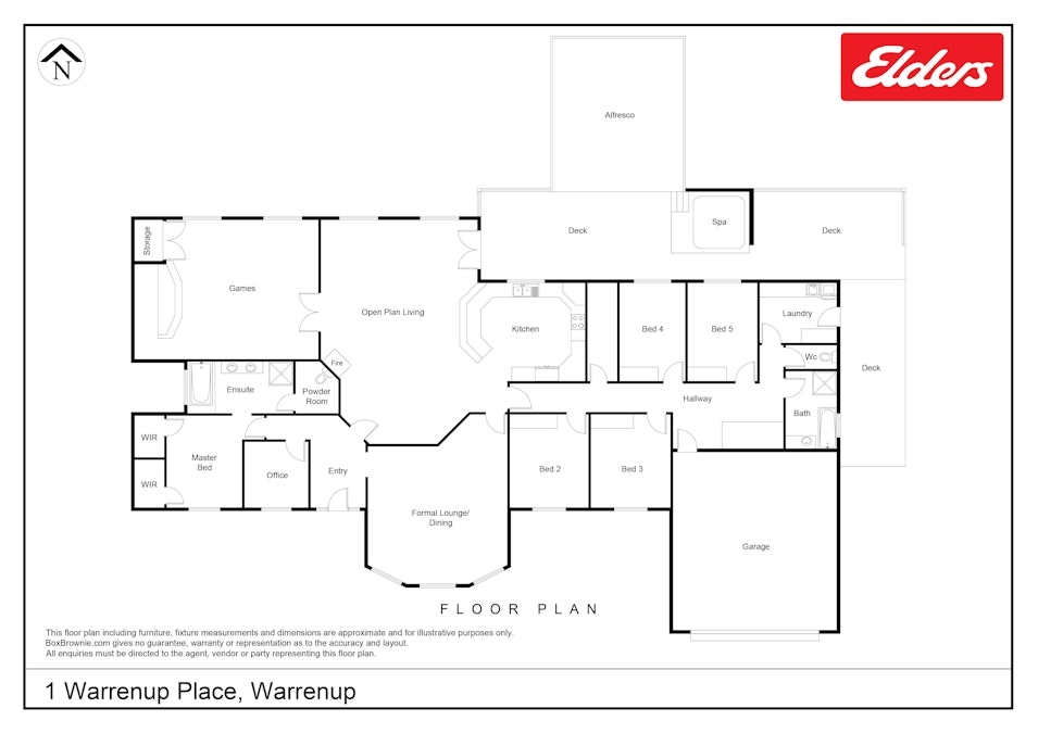 1 Warrenup Place, Warrenup, WA, 6330 - Floorplan 1