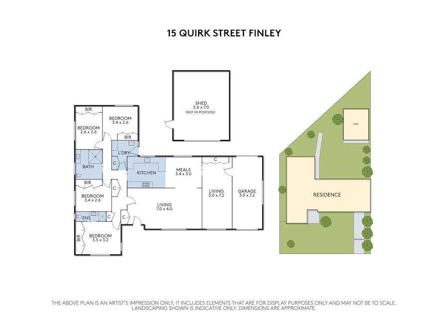 15 Quirk Street, Finley, NSW, 2713 - Floorplan 1