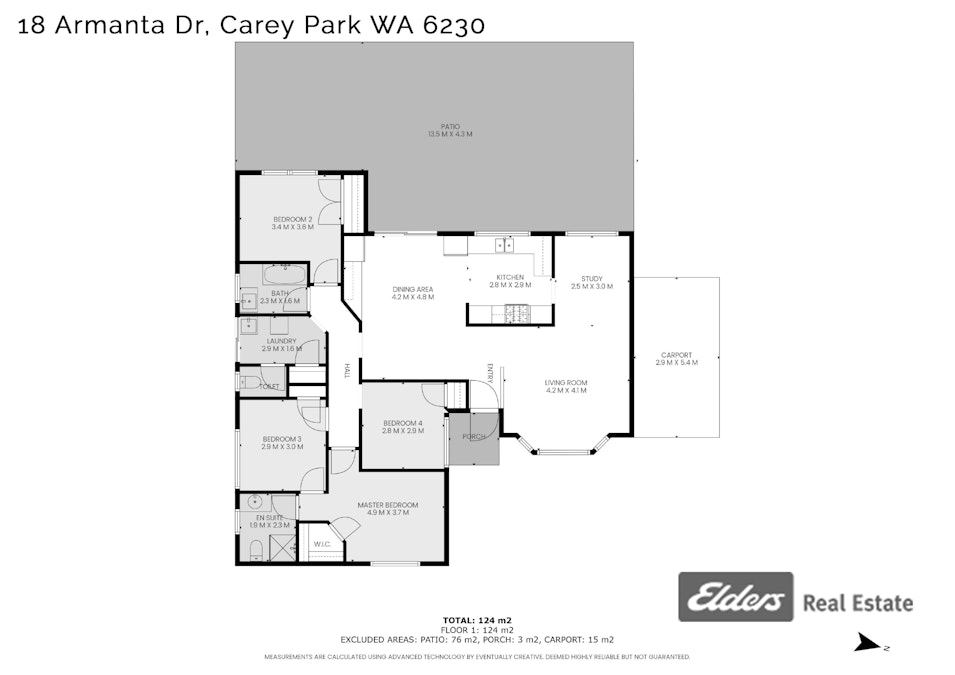 18 Armanta Drive, Carey Park, WA, 6230 - Floorplan 1