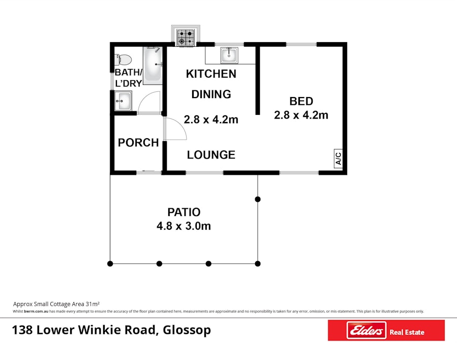 138 Lower Winkie Road, Glossop, SA, 5344 - Floorplan 1