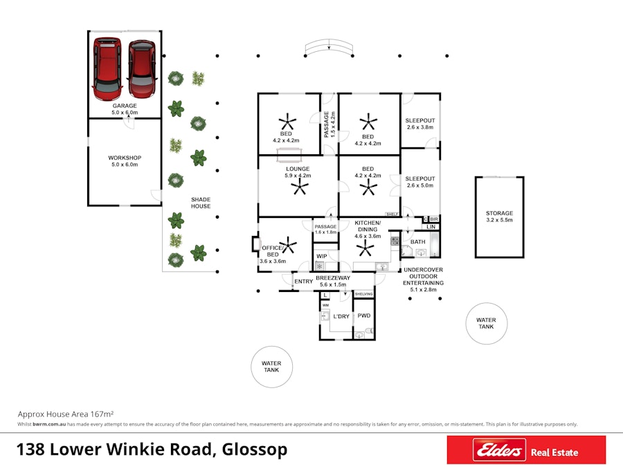 138 Lower Winkie Road, Glossop, SA, 5344 - Floorplan 2