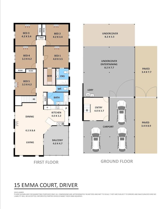 15 Emma Court, Driver, NT, 0830 - Floorplan 1