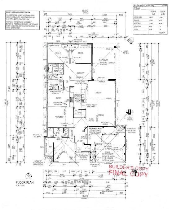 40 Notman Way, Baldivis, WA, 6171 - Floorplan 1