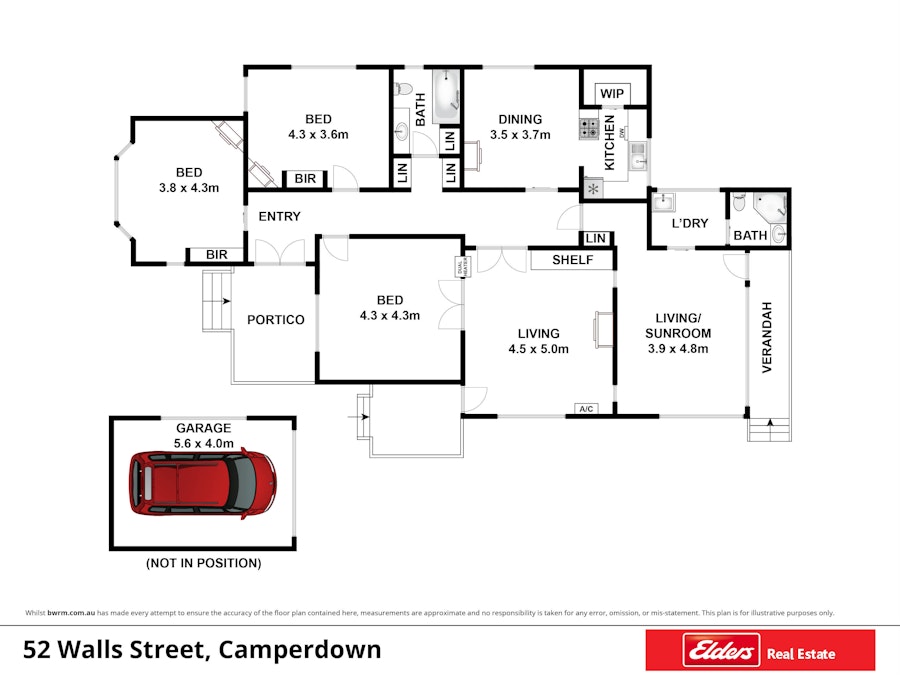 52 Walls Street, Camperdown, VIC, 3260 - Floorplan 1