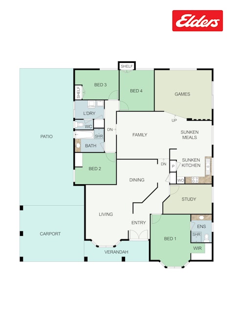 9 Minigwal Loop, Waikiki, WA, 6169 - Floorplan 1