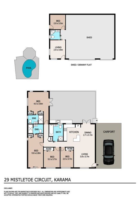 29 Mistletoe Circuit, Karama, NT, 0812 - Floorplan 1