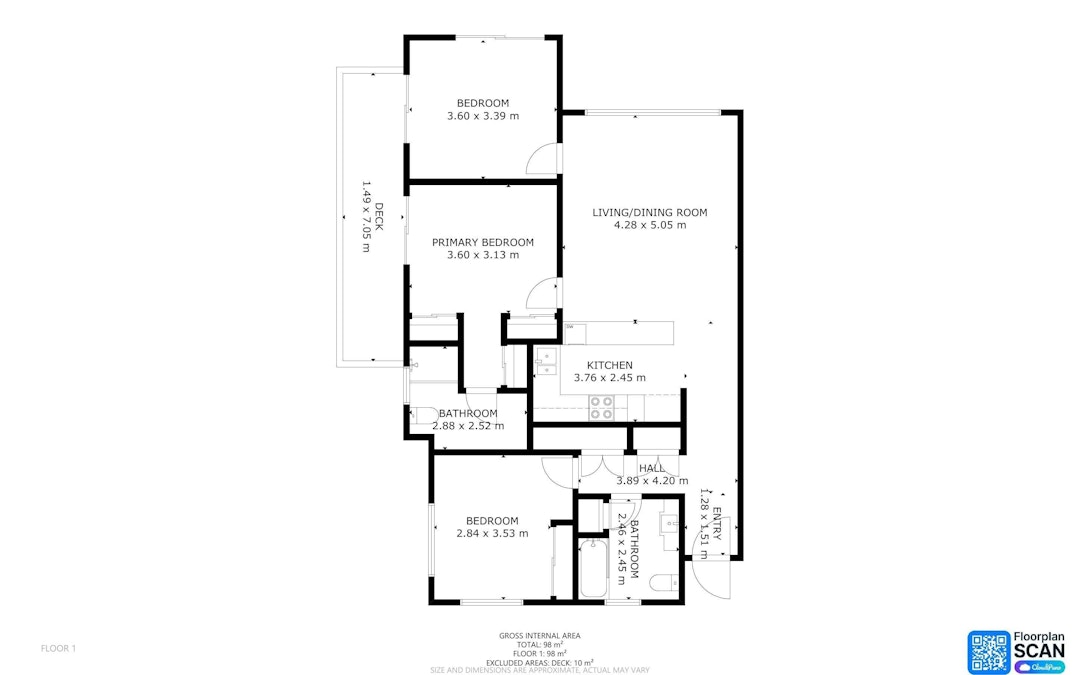 18/1-7 Gregory Street, North Ward, QLD, 4810 - Floorplan 1