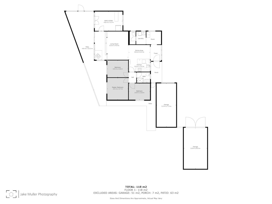 34 Bellevue Drive, Kingston Se, SA, 5275 - Floorplan 1