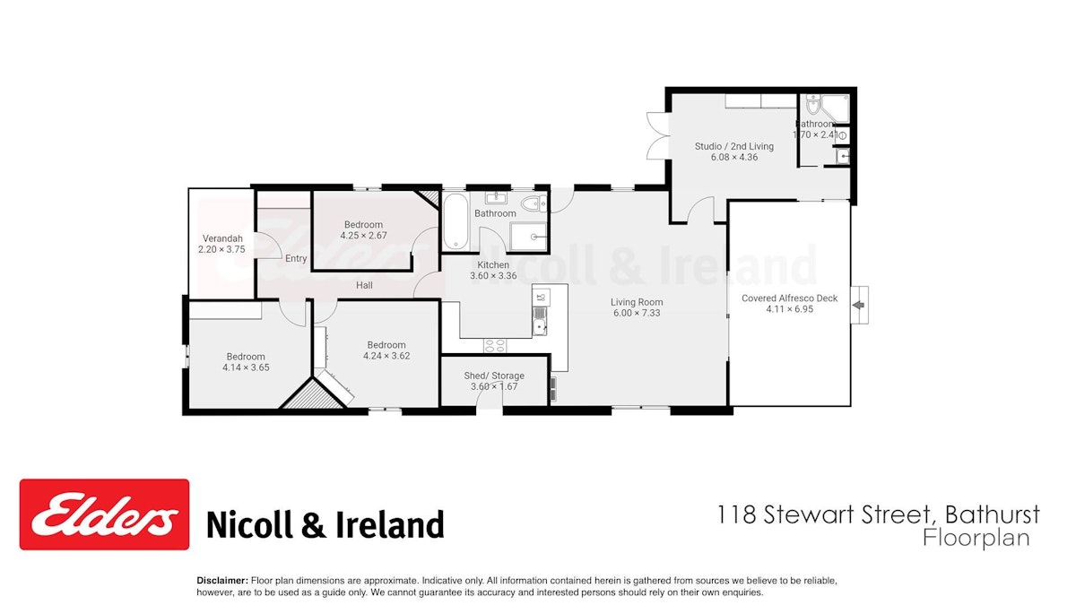 118 Stewart Street, Bathurst, NSW, 2795 - Floorplan 1