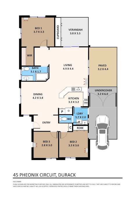 45 Phoenix Circuit, Durack, NT, 0830 - Floorplan 1