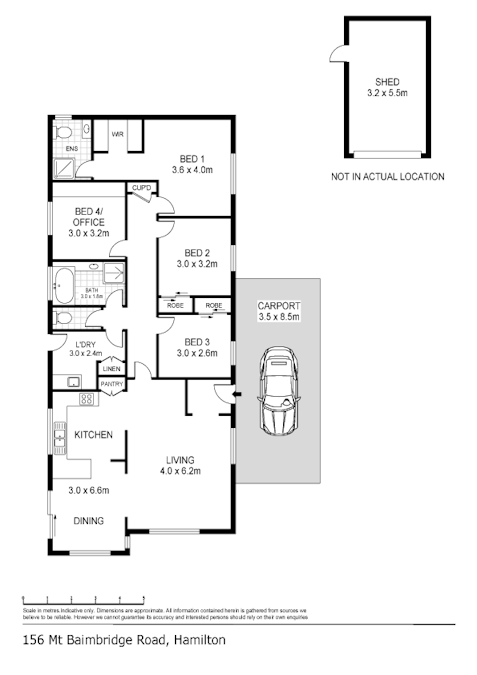 156 Mt Baimbridge Road, Hamilton, VIC, 3300 - Floorplan 1