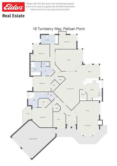 18 Turnberry Way, Pelican Point, WA, 6230 - Floorplan 1