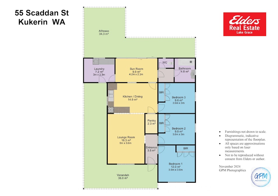 55/57/59 Scaddan Street, Kukerin, WA, 6352 - Floorplan 1