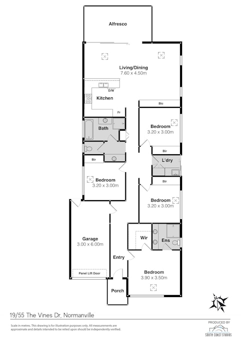 19/55 The Vines Drive, Normanville, SA, 5204 - Floorplan 1