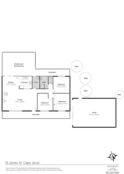 33 & 35 James Street, Cape Jervis, SA, 5204 - Floorplan 1