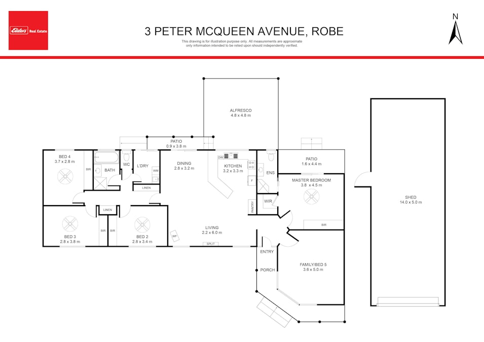 3 Peter Mcqueen Avenue, Robe, SA, 5276 - Floorplan 1