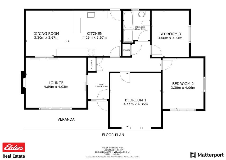 99 Goomalling Road, Northam, WA, 6401 - Floorplan 1