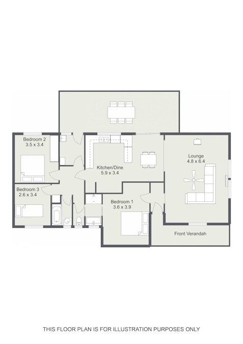 793 Lucindale Road, Moyhall, SA, 5271 - Floorplan 1