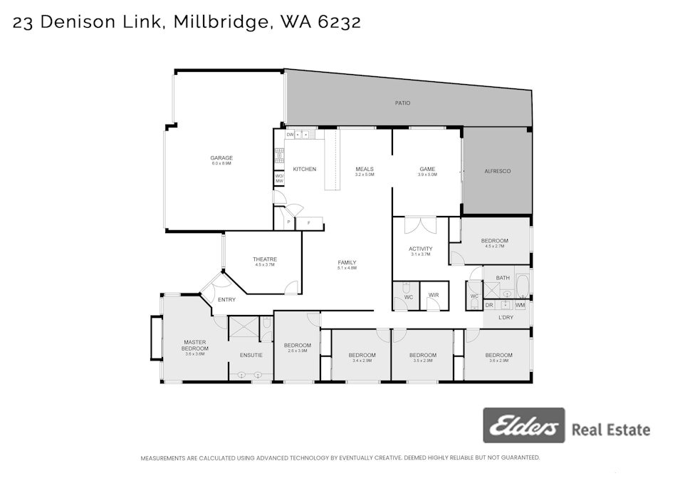 23 Denison Link, Millbridge, WA, 6232 - Floorplan 1