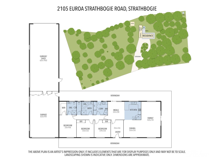 2105 Euroa-Strathbogie Road, Strathbogie, VIC, 3666 - Floorplan 1