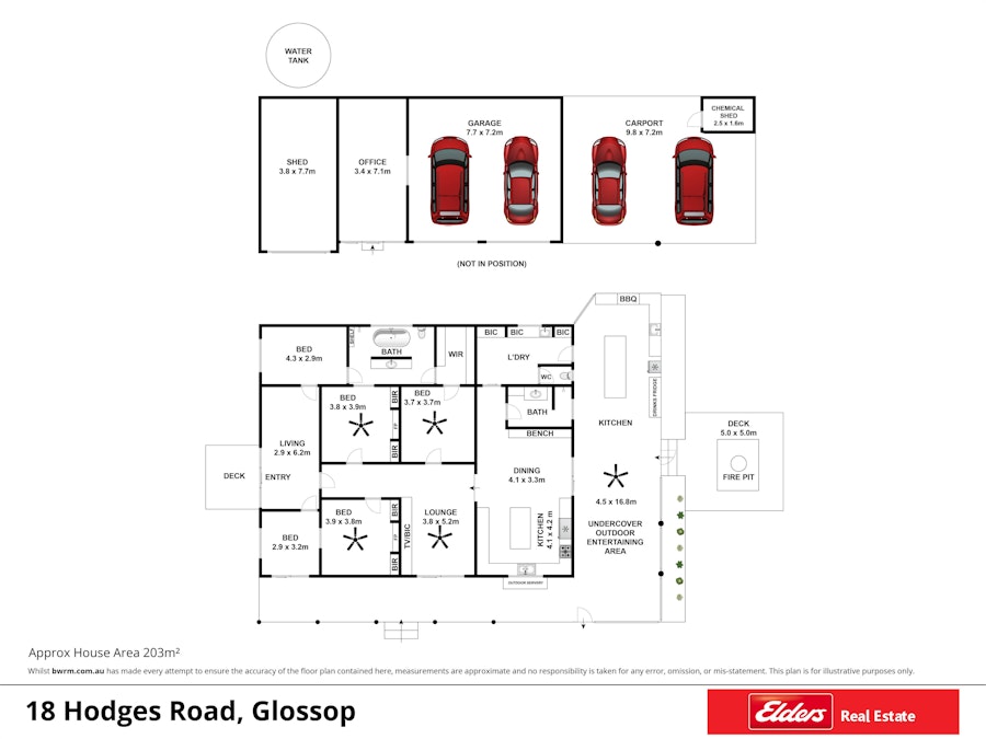 18 Hodges Road, Glossop, SA, 5344 - Floorplan 1