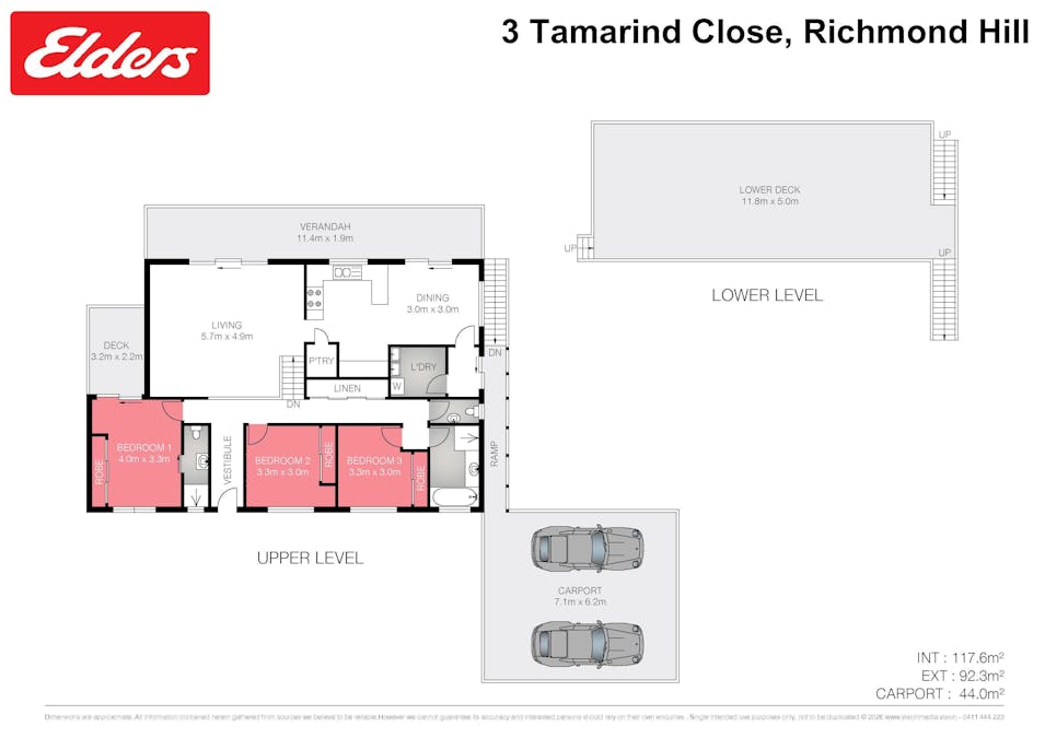 3 Tamarind Close, Richmond Hill, NSW, 2480 - Floorplan 1