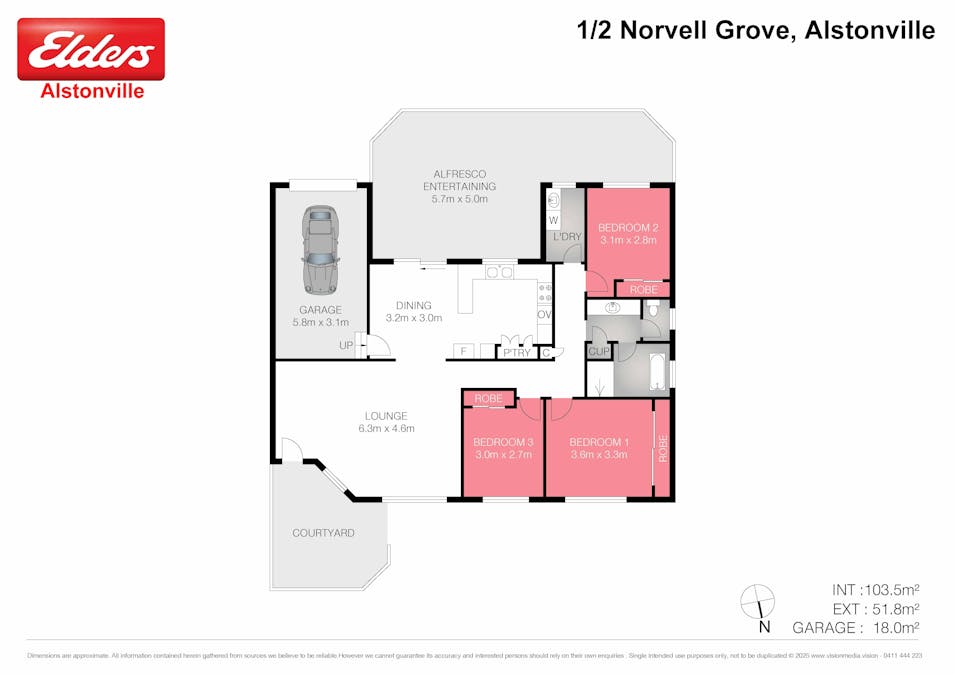 1/2 Norvell Grove, Alstonville, NSW, 2477 - Floorplan 1