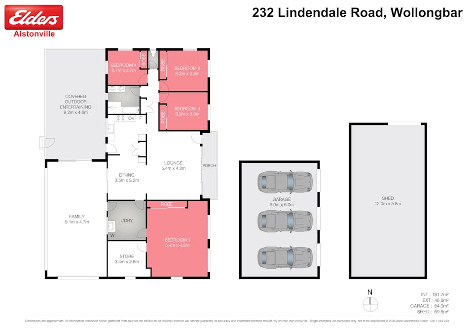 232 Lindendale Road, Wollongbar, NSW, 2477 - Floorplan 1
